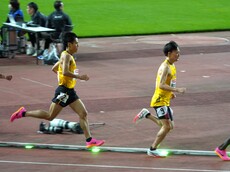 四釜選手、藤本選手